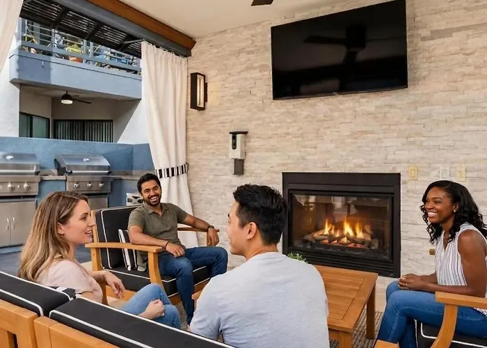 Fireplace - Pool - Lux Gym -free Parking -location Apartment Scottsdale